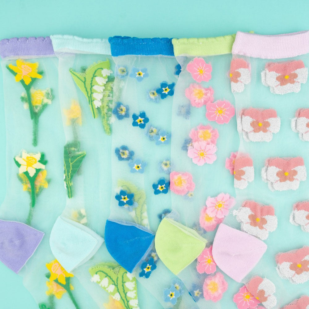 Forglem mig ej socks, sheer