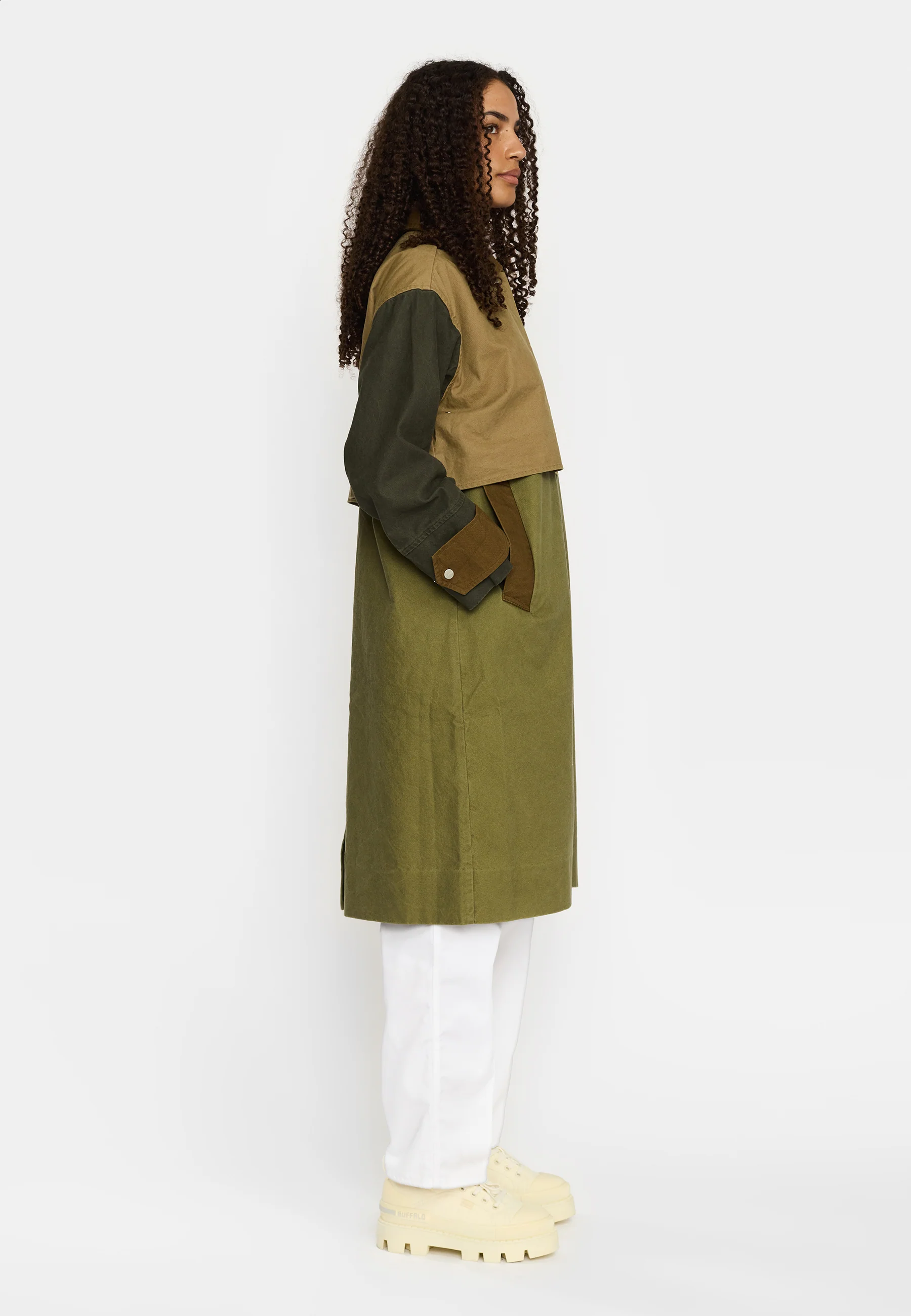 Block trenchcoat - Army