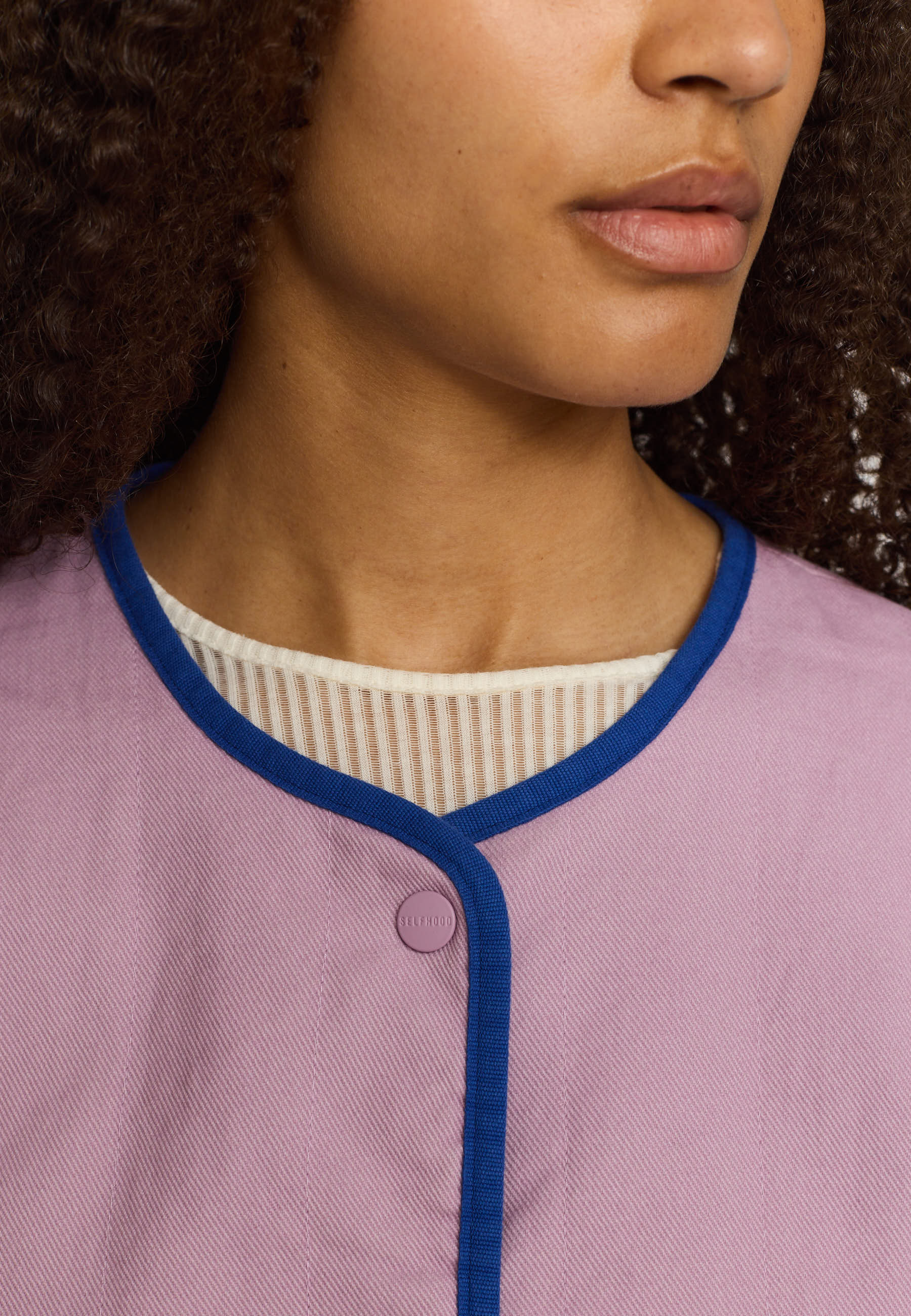 Quilted block jacket