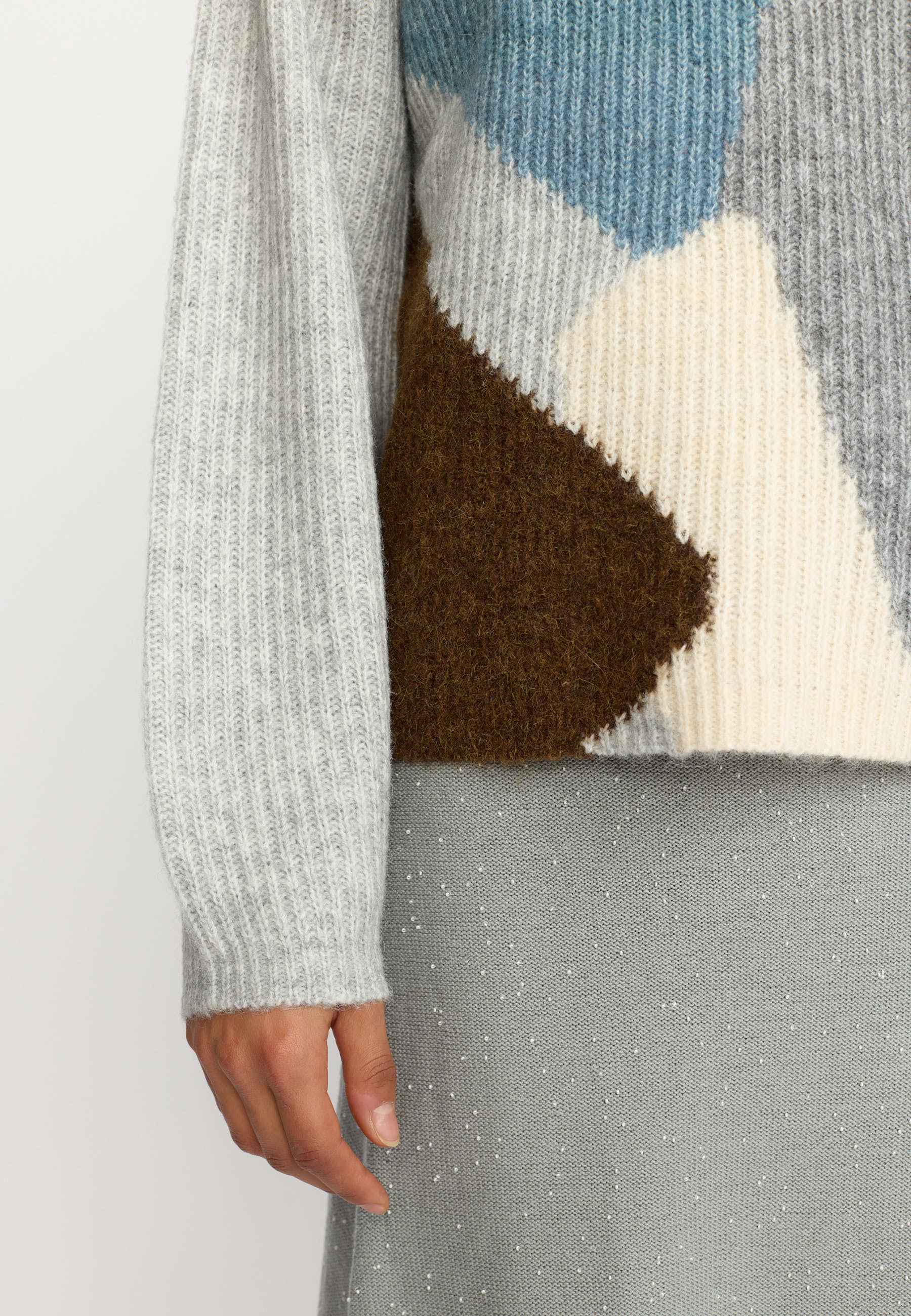 Color block sweater