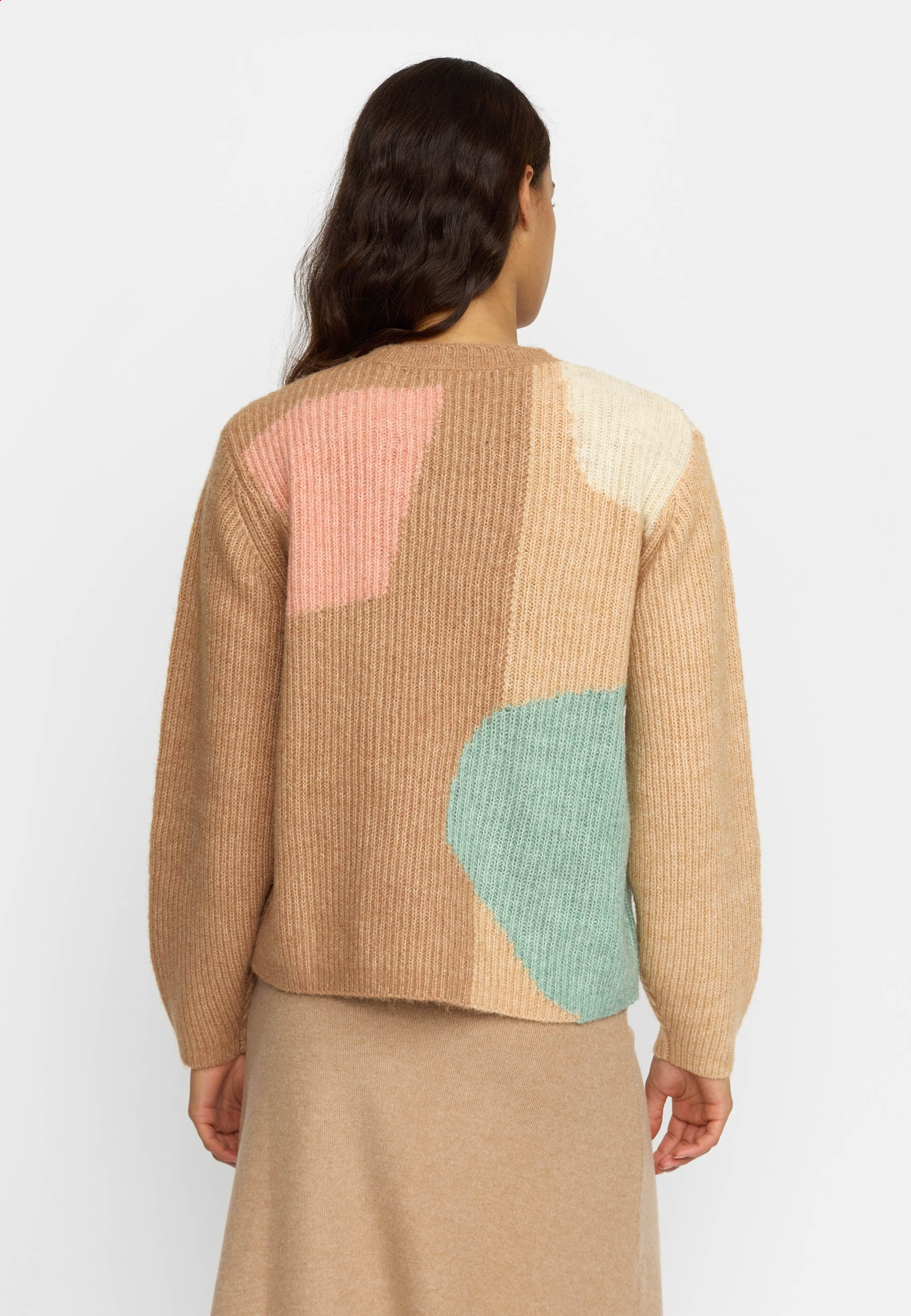Color block sweater
