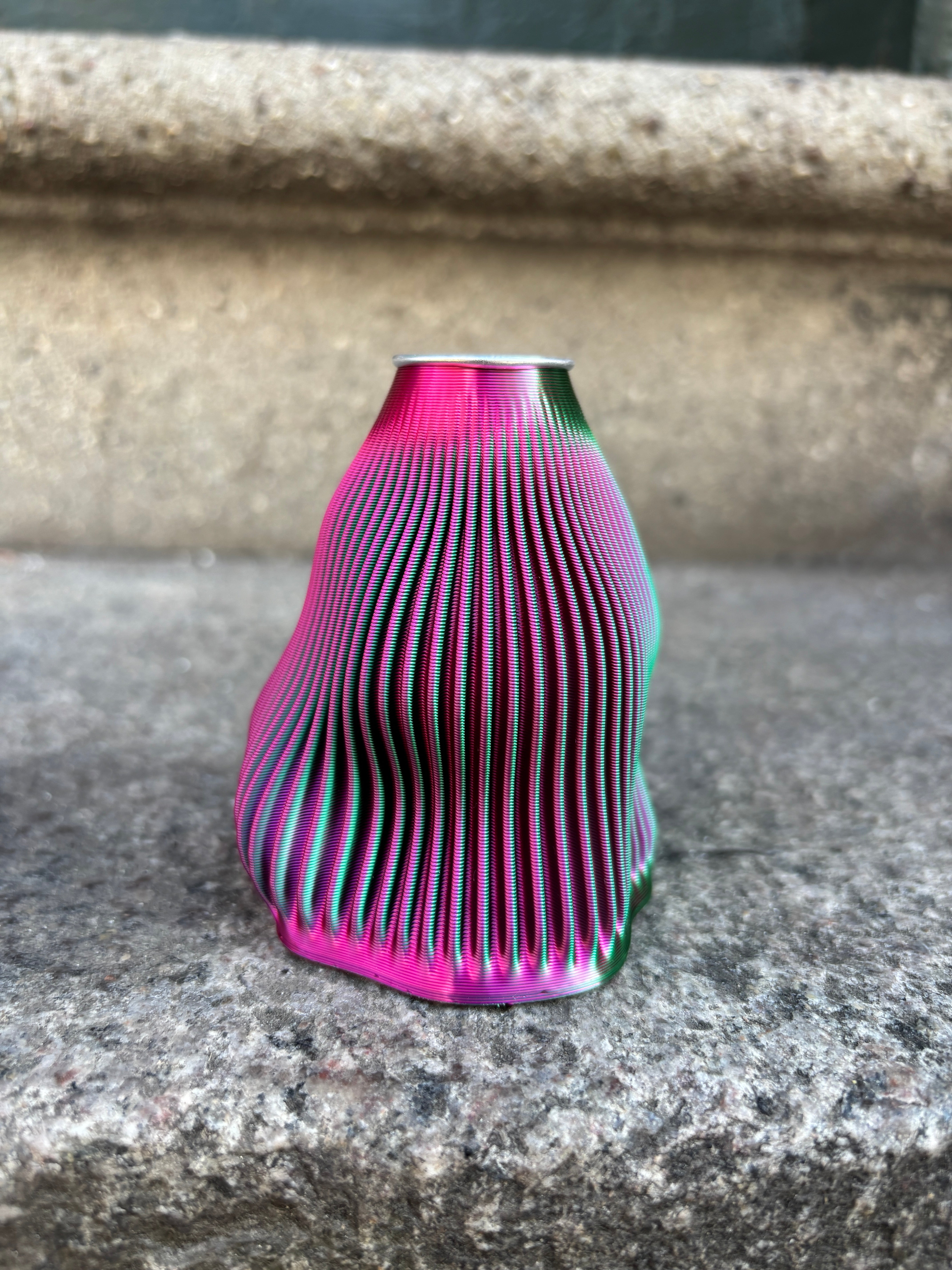 3D print candle holder small- Raspberry blush