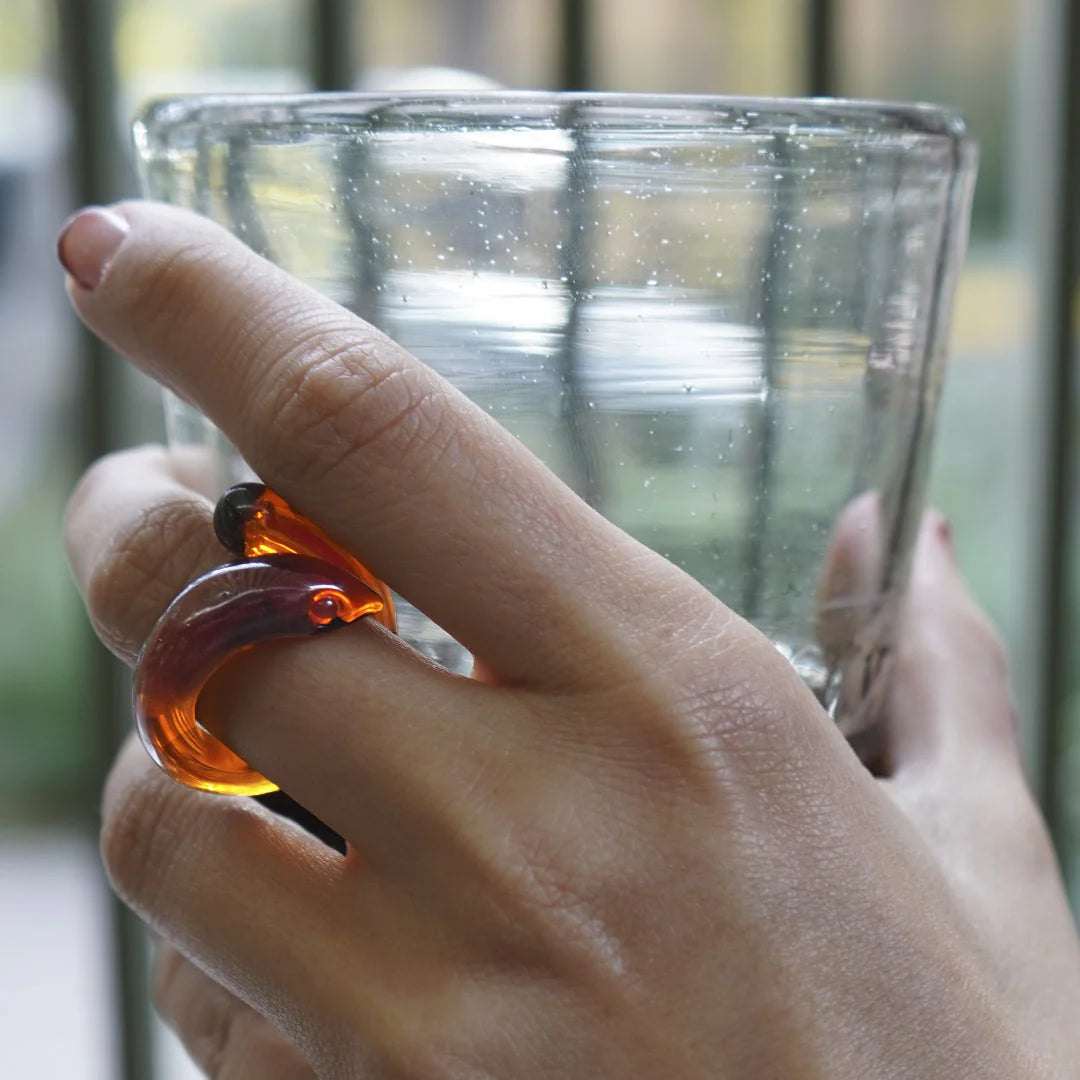 Glas ring - Anchovy - rav