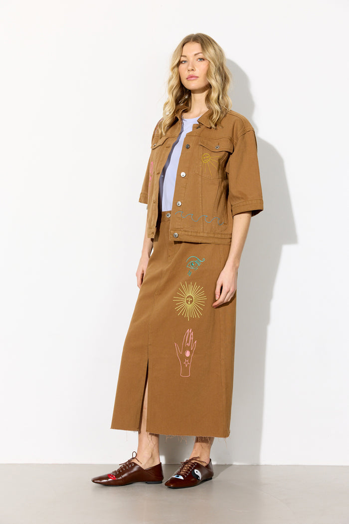 Suki Skirt - Caramel