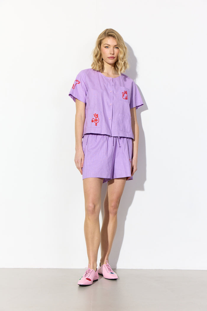 Nina Shorts - Lavender
