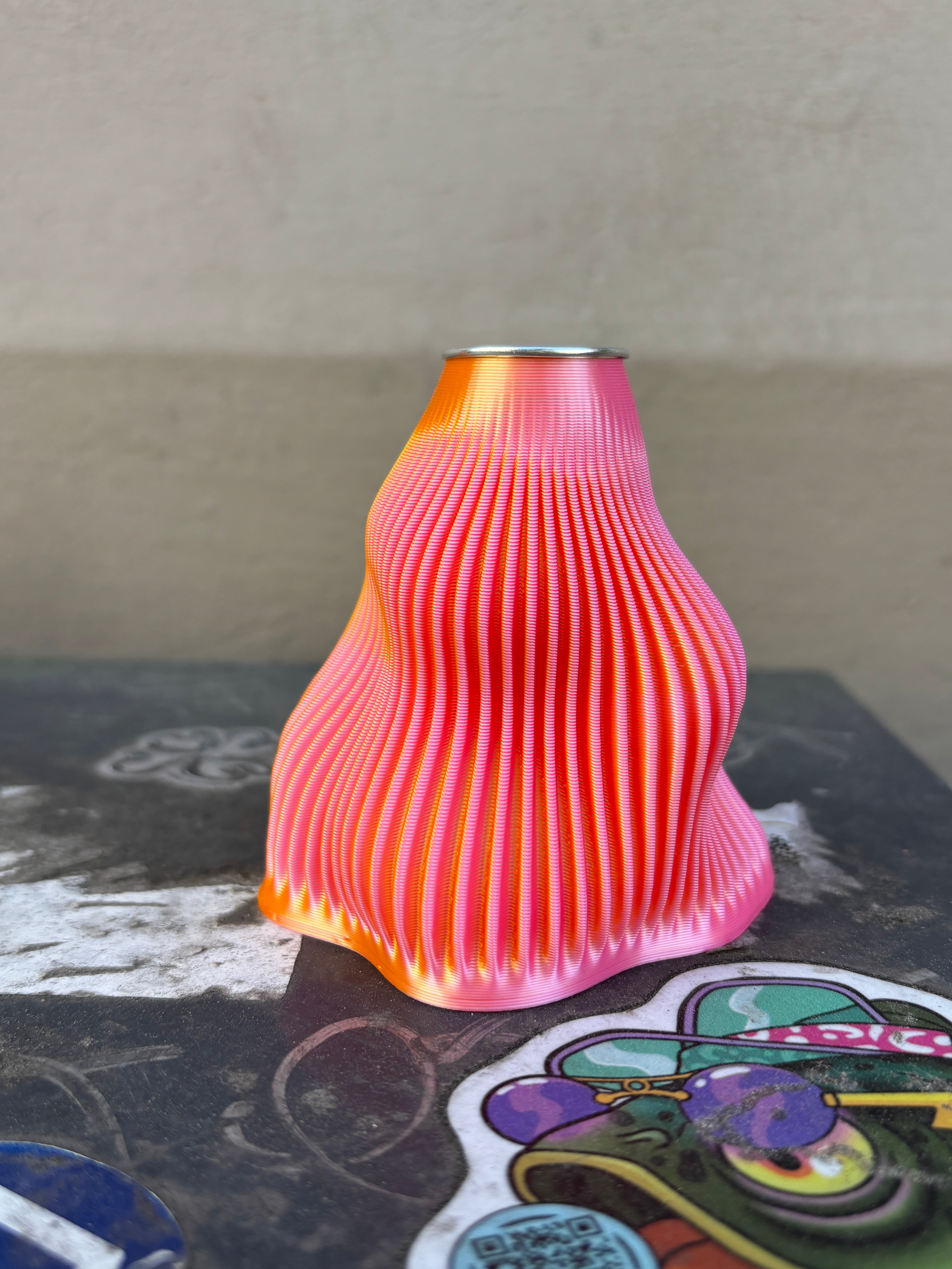 3D print candle holder - Rose Gold