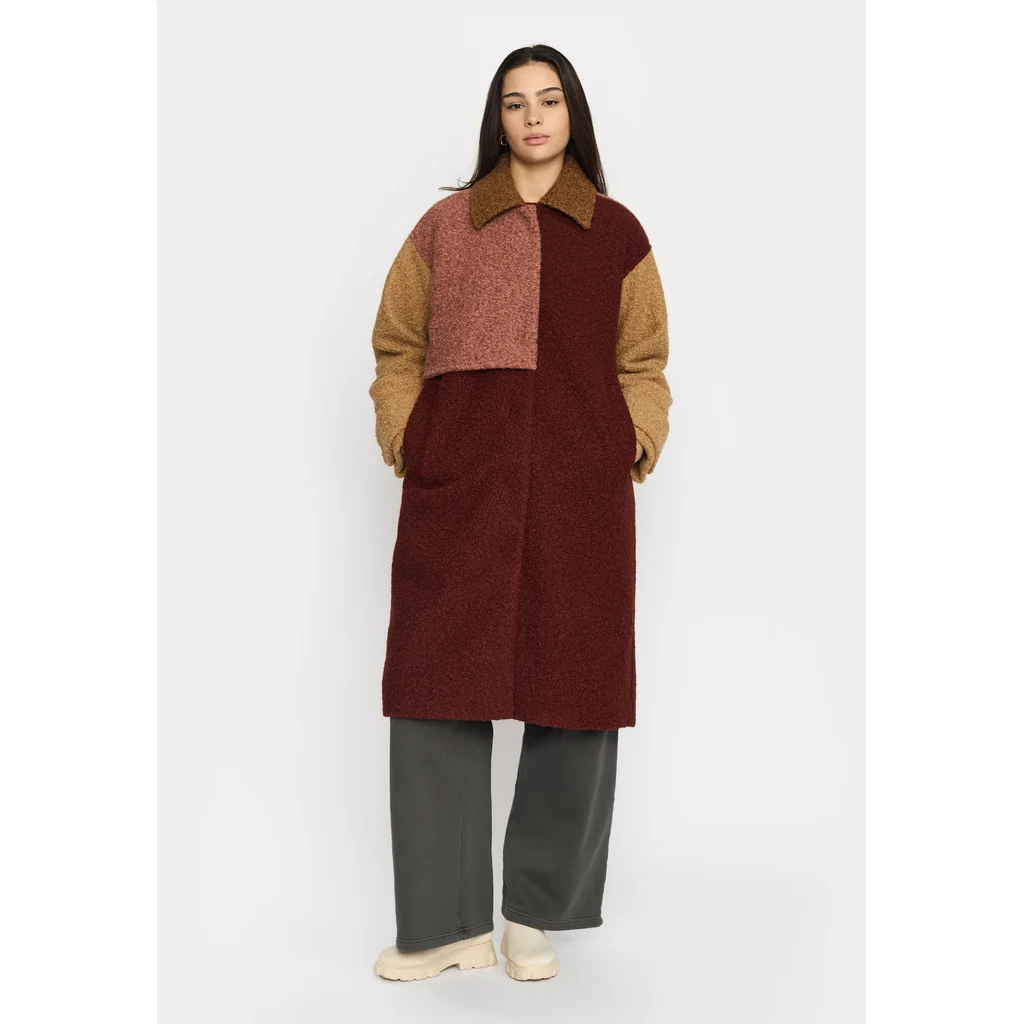 Block tenchcoat - rust