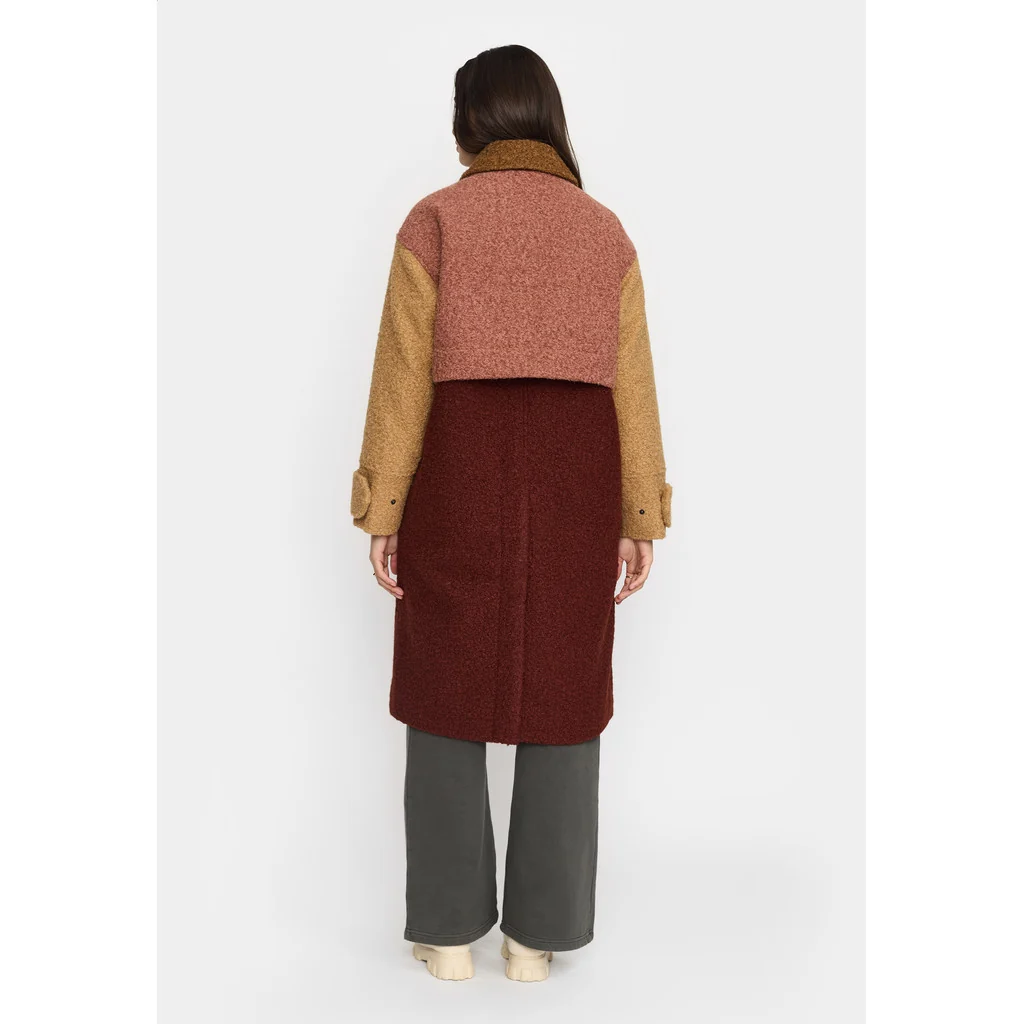 Block tenchcoat - rust