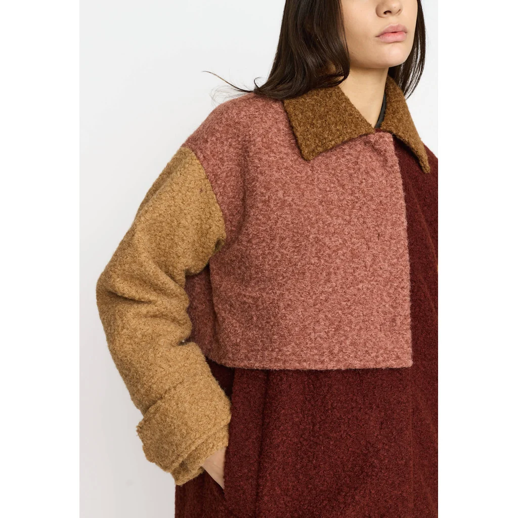 Block tenchcoat - rust