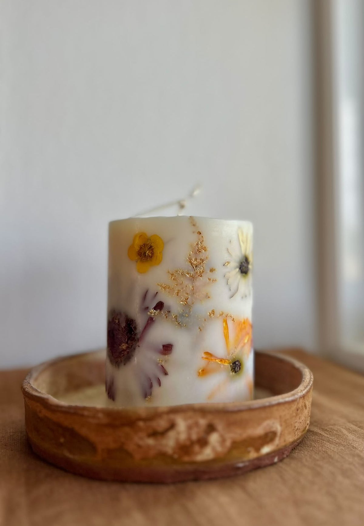Bloom B botanisk lys med tørrede blomster – 14