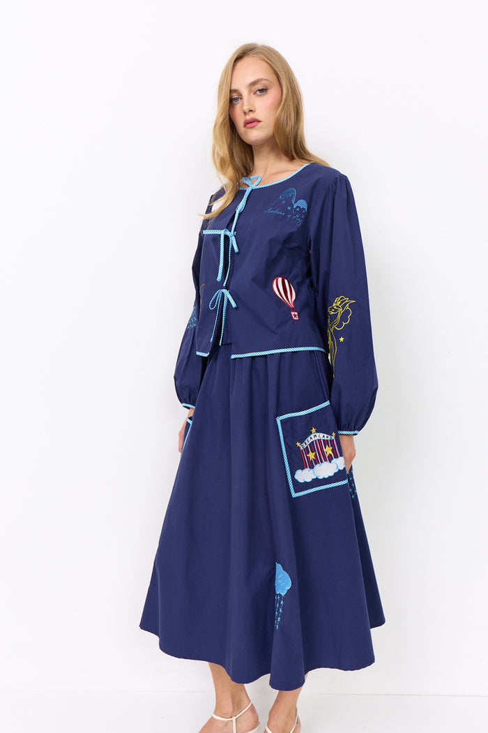 Nicole Skirt - Navy
