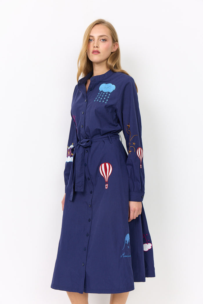 Nicole Dress - Navy