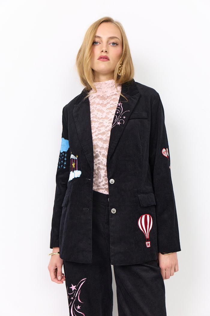 Nadine blazer - black