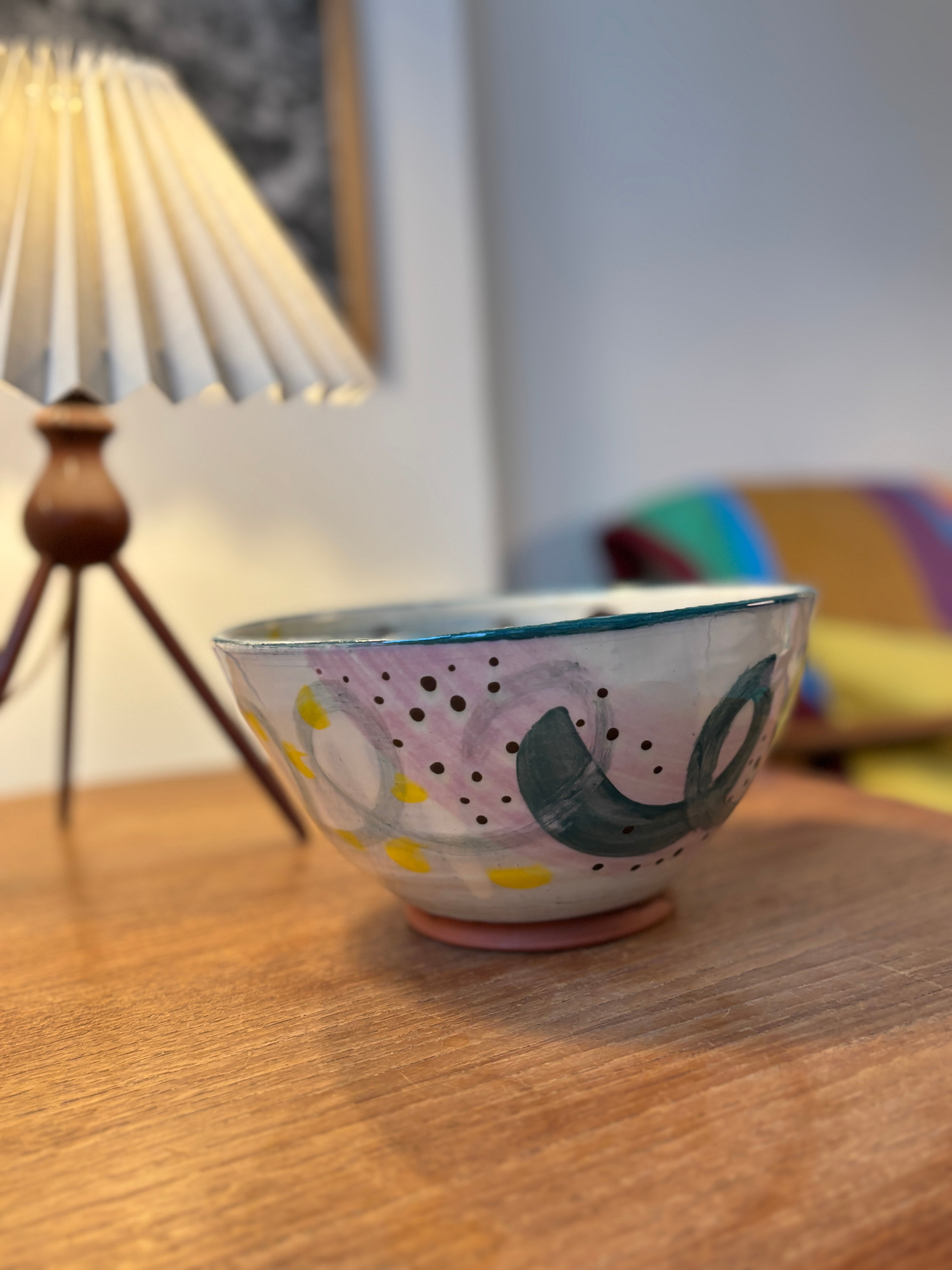 Abstrakt serverings-skål L