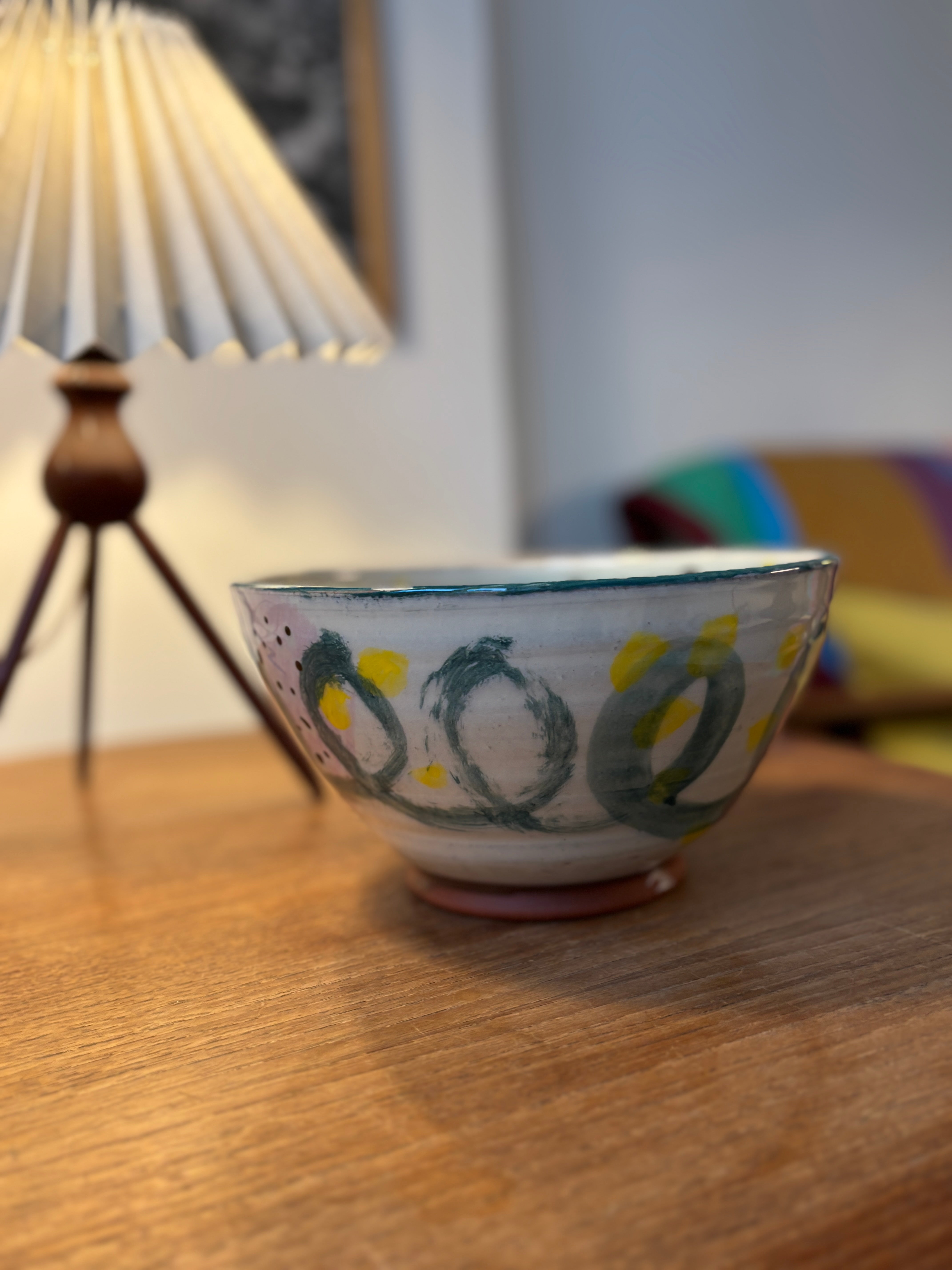 Abstrakt serverings-skål L