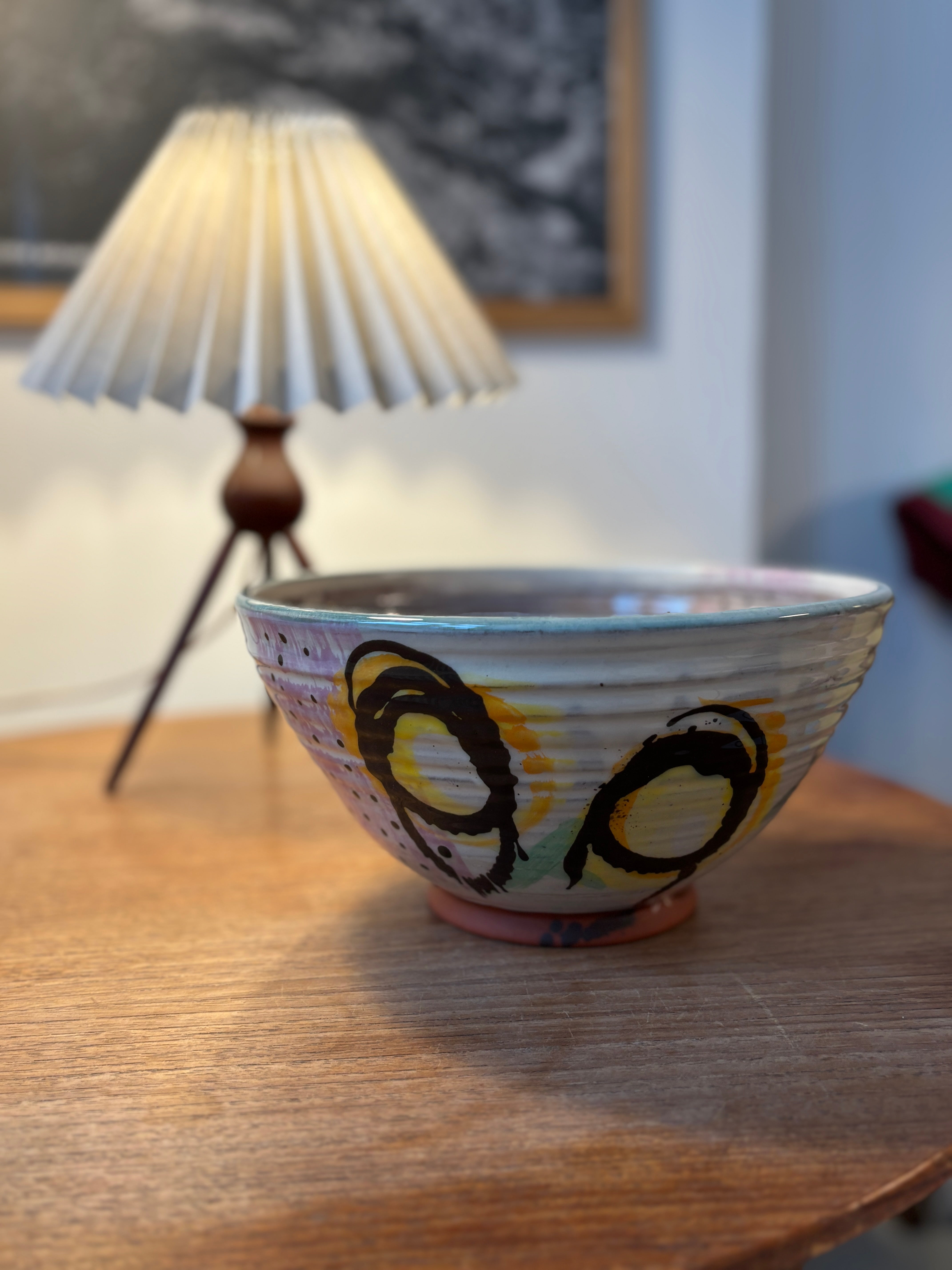 Abstrakt serverings-skål XL