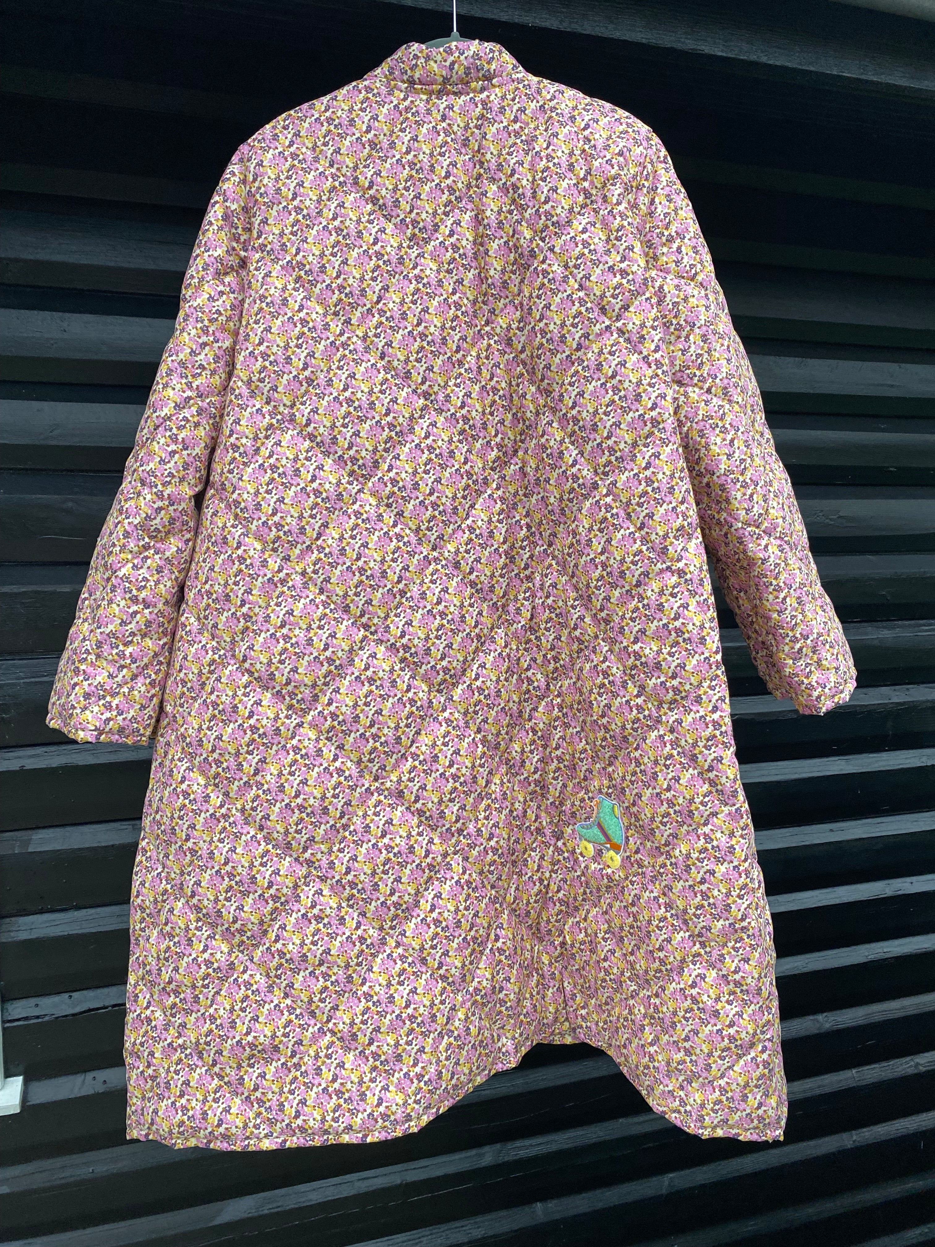 Unika frakke - blomstret