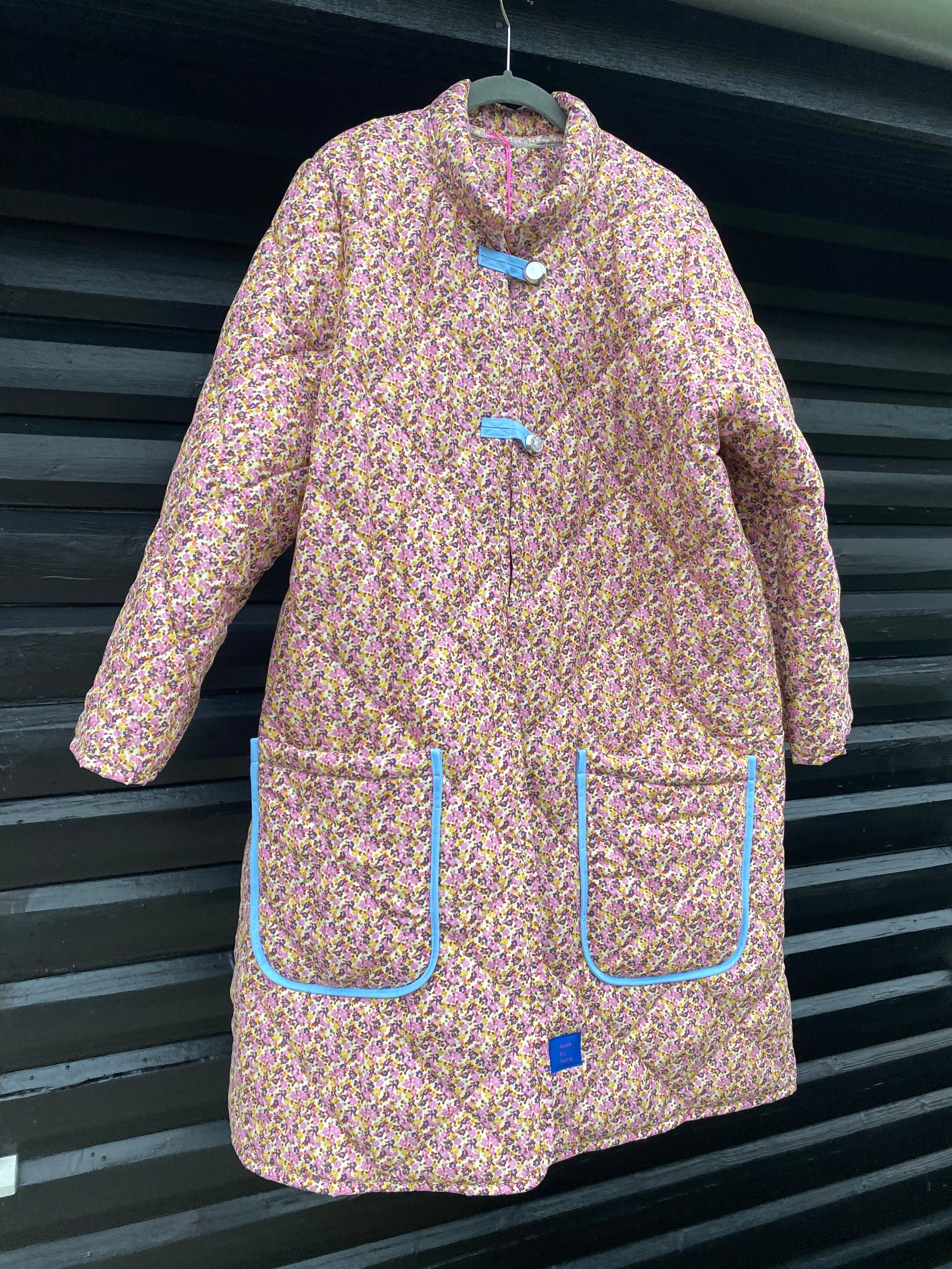 Unika frakke - blomstret