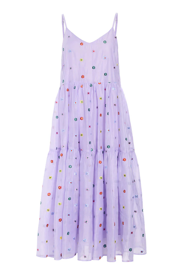 Lucia Strap Dress - Lavender