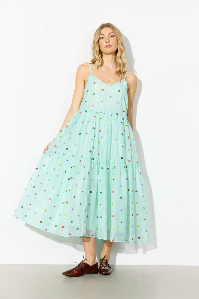 Lucia Strap Dress - Mint