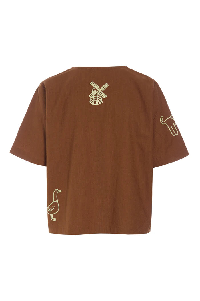 Nina Shirt - Brown