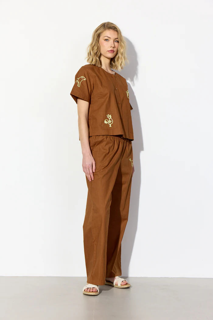 Nina Shirt - Brown
