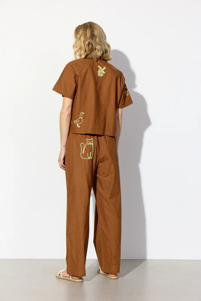 Nina Shirt - Brown