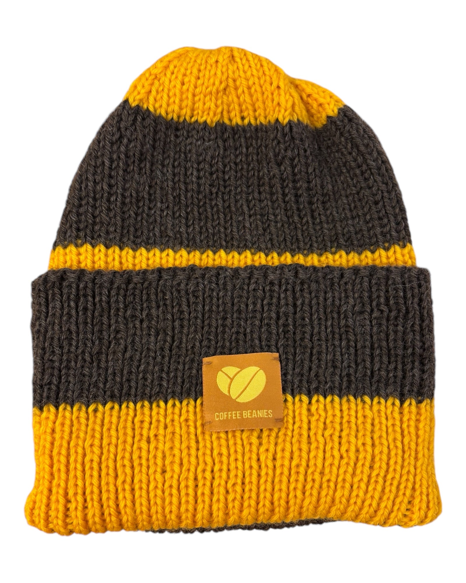 Peace beanie stribet