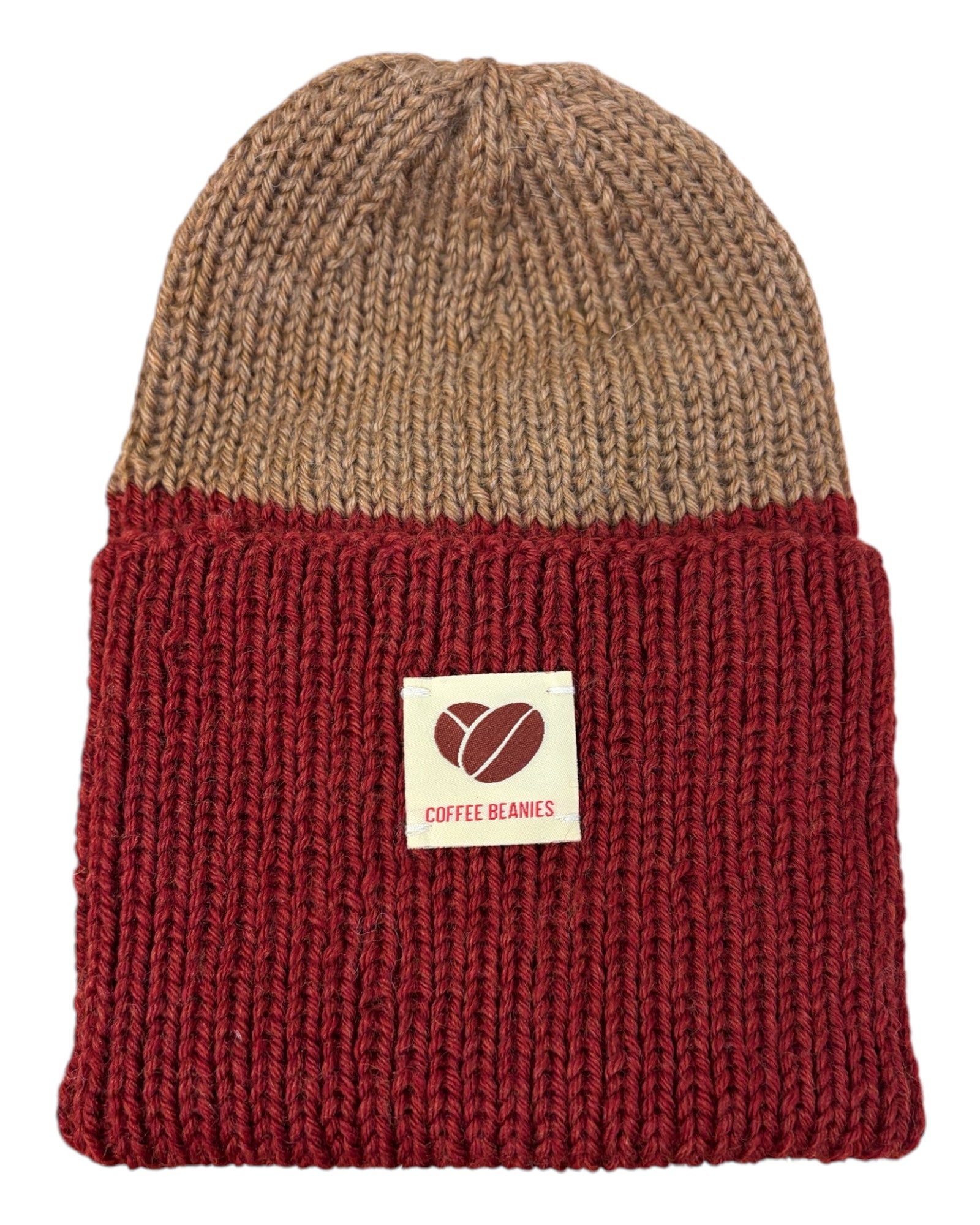 Peace beanie tofarvet