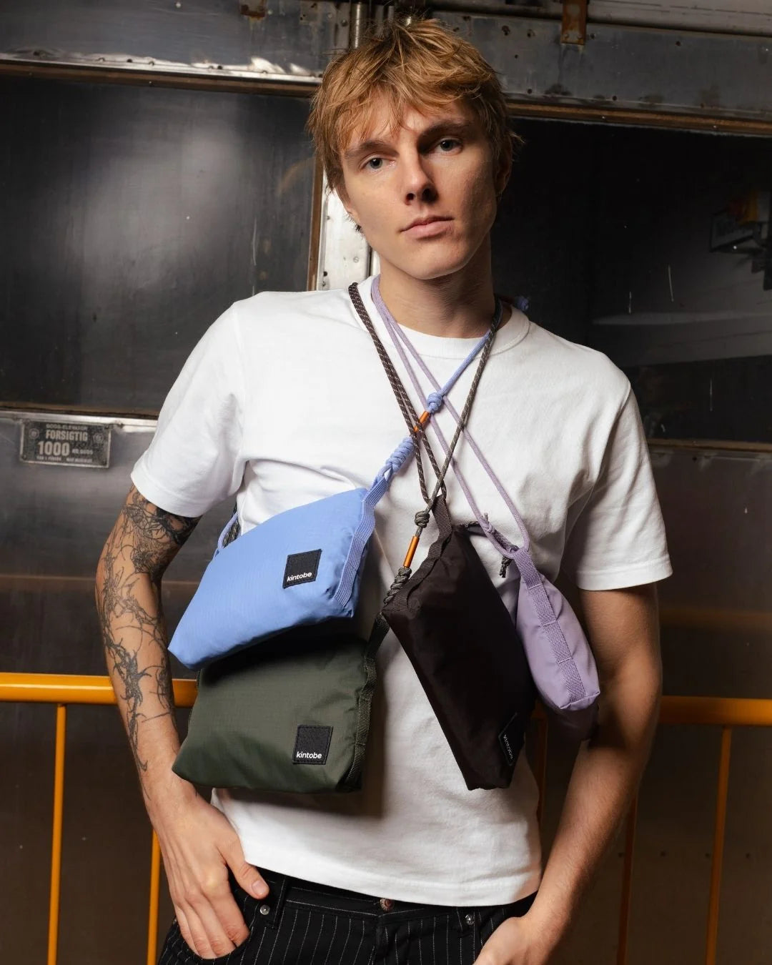 SAM Crossbody taske - Skyline Blue