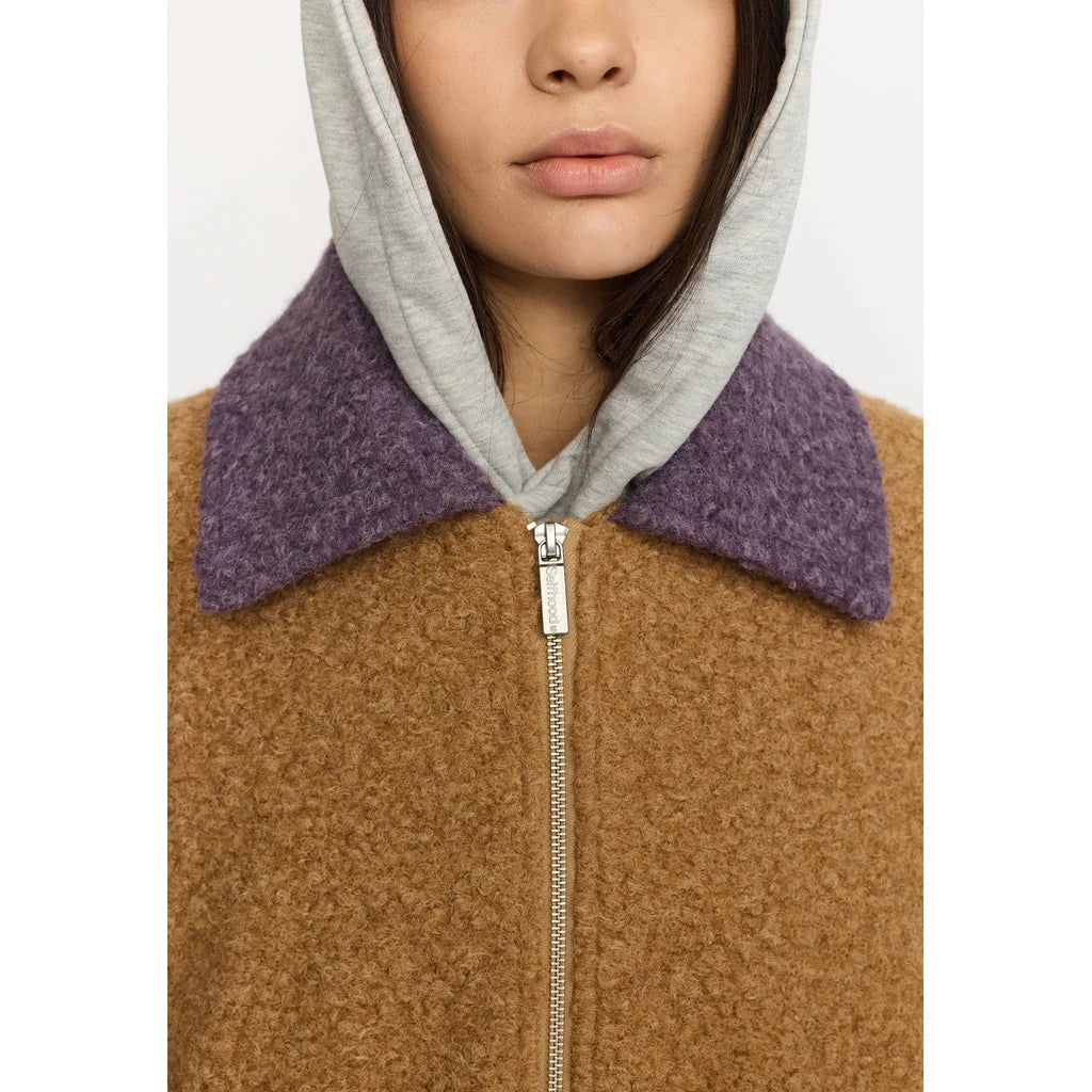 Short Jacket, Camel
