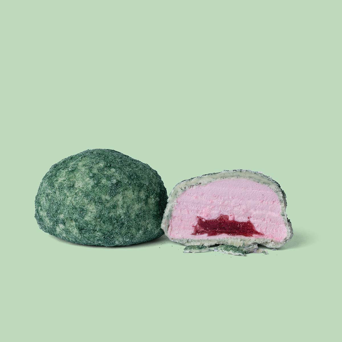 The Mallows Box - Strawberry filled with belgian chocolate and watermelon. 5 stk