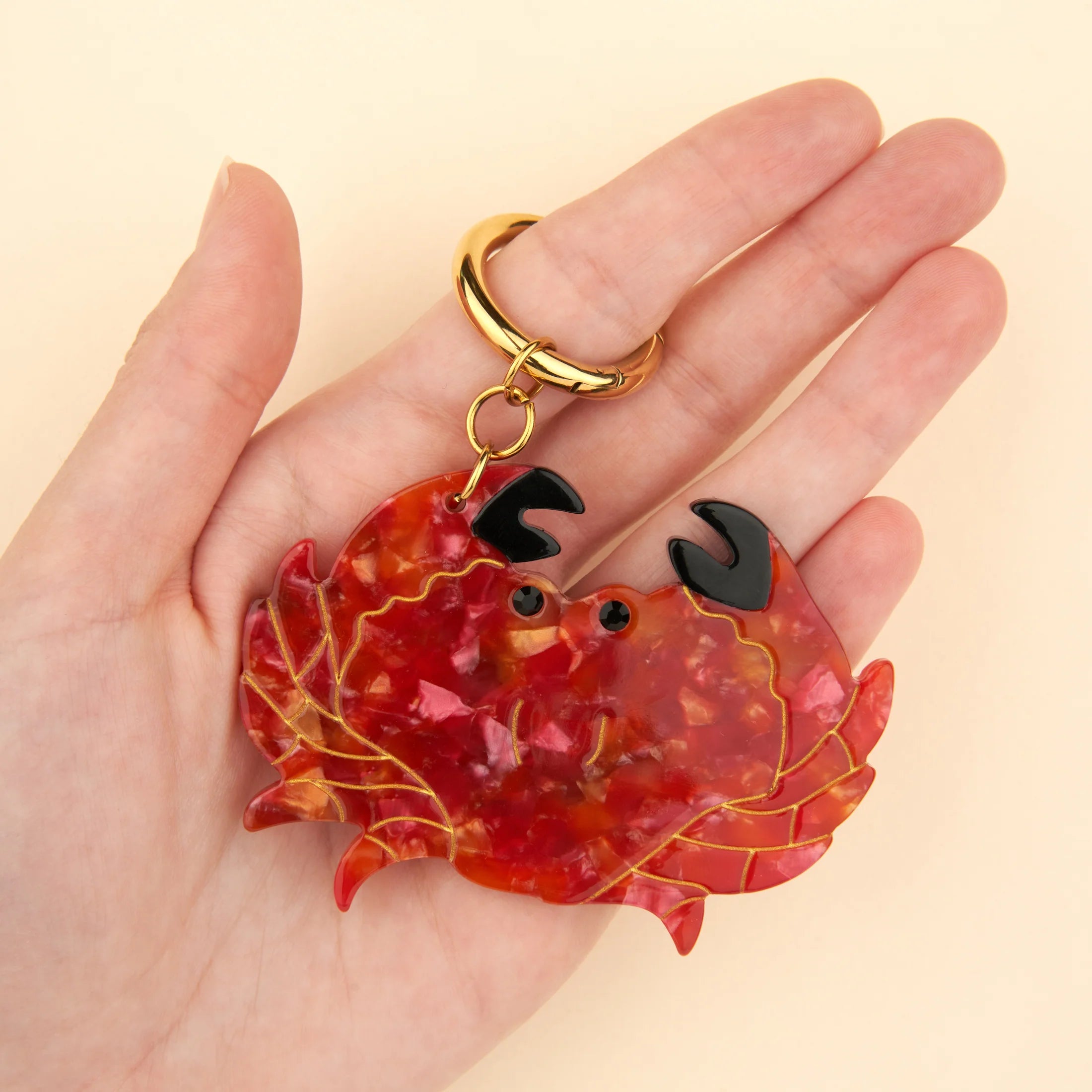 Krabbe bag charm