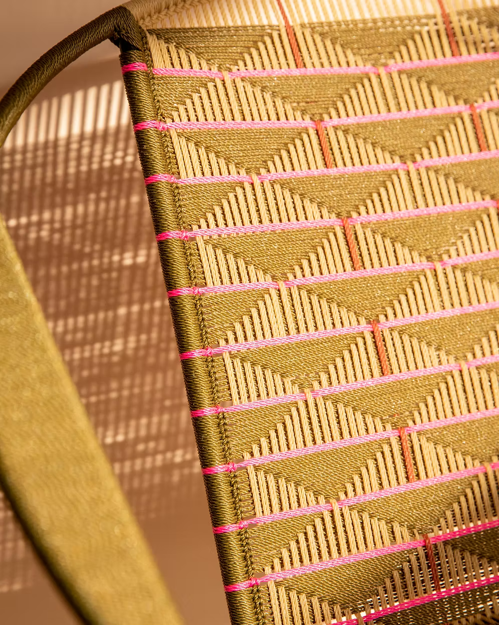 Laura Lænestol - Kaki, Sand, Pink