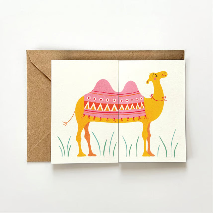 Kunstnerkort A6, Kamel harmonikakort