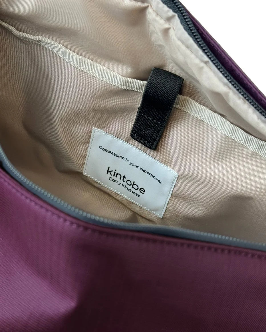MILO Messenger Taske - Deep Aubergine