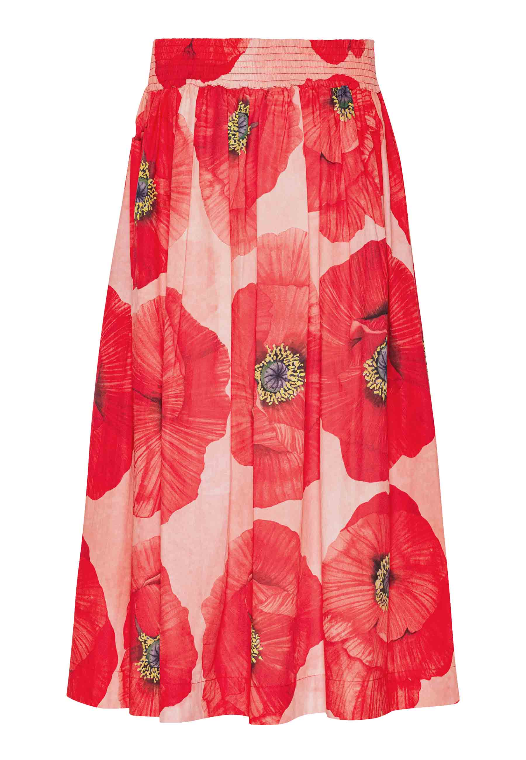 Mette nederdel, poppy