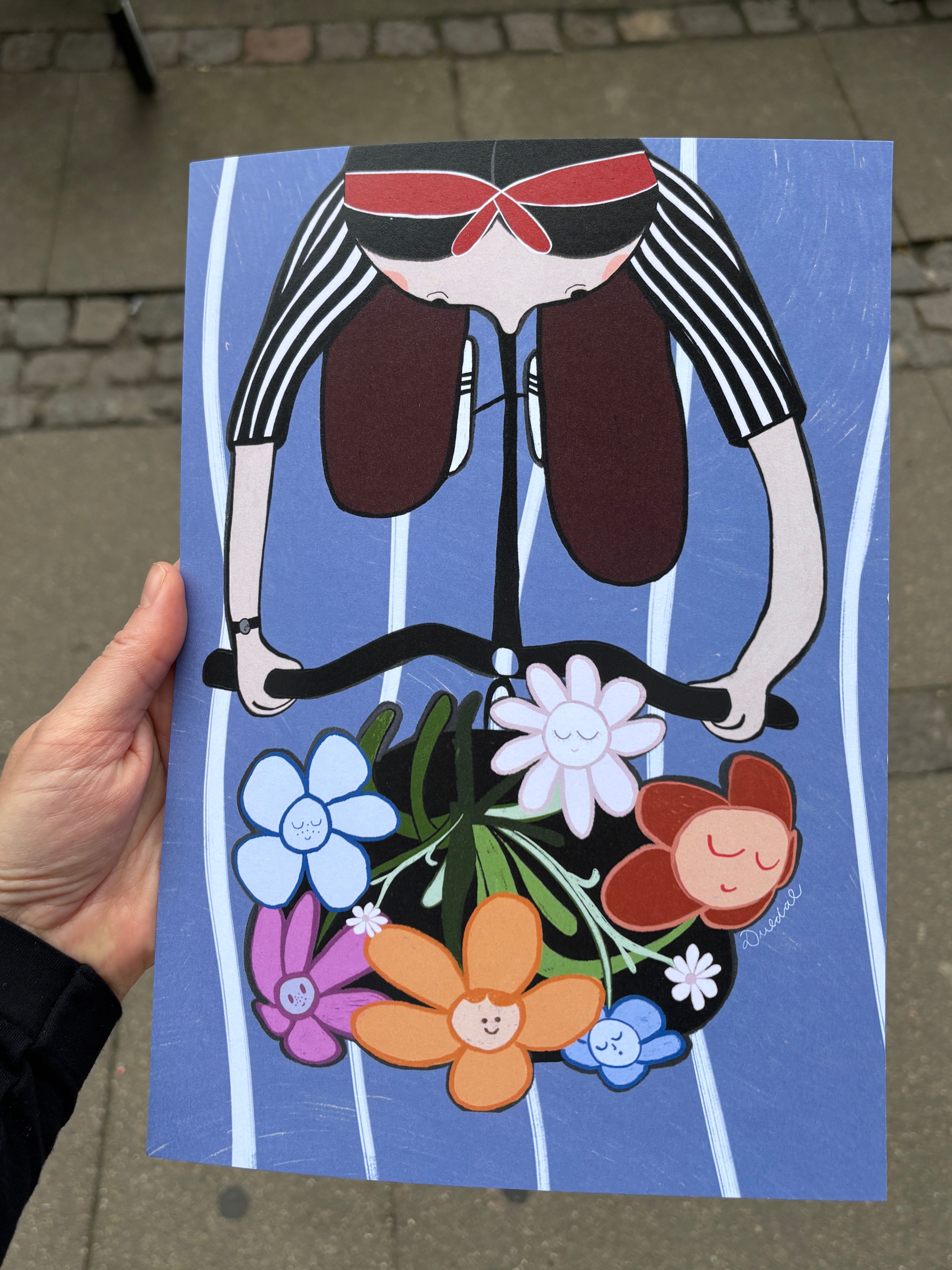 Flower ride / A4 print