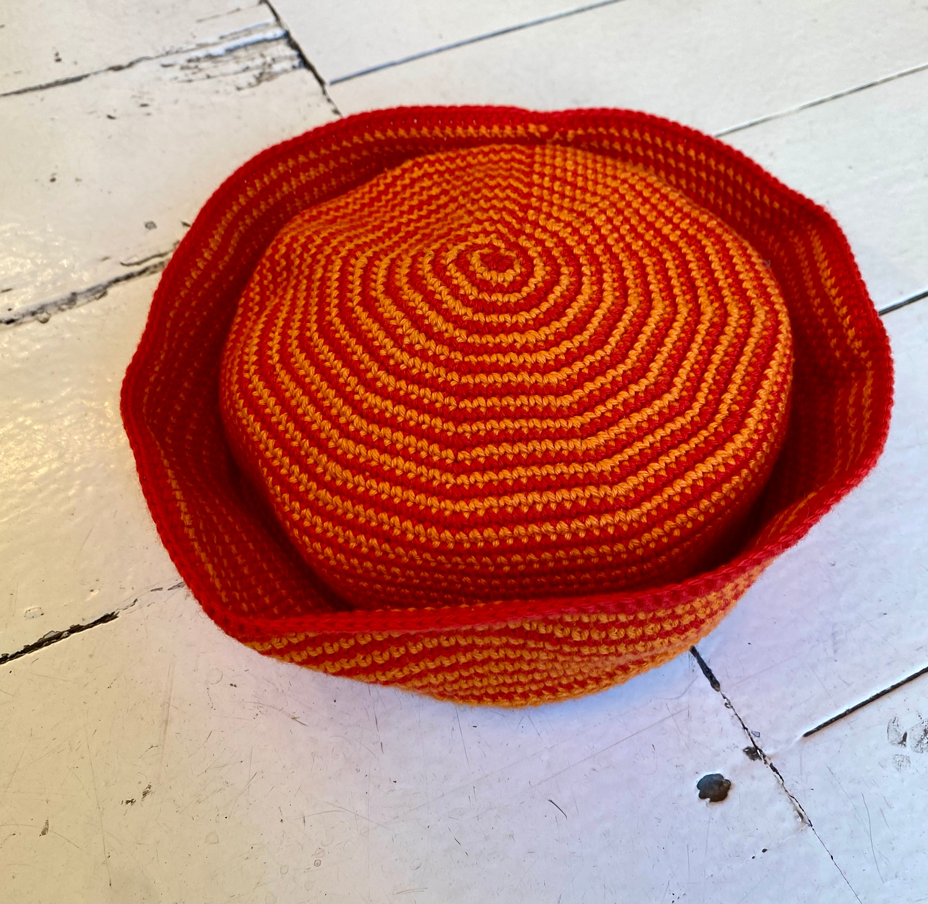 Sailor hat 7 (Rød/Orange)
