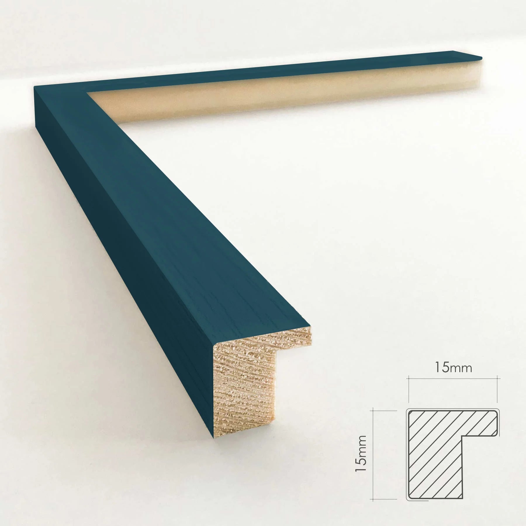 Ramme - Slim Midnight Teal