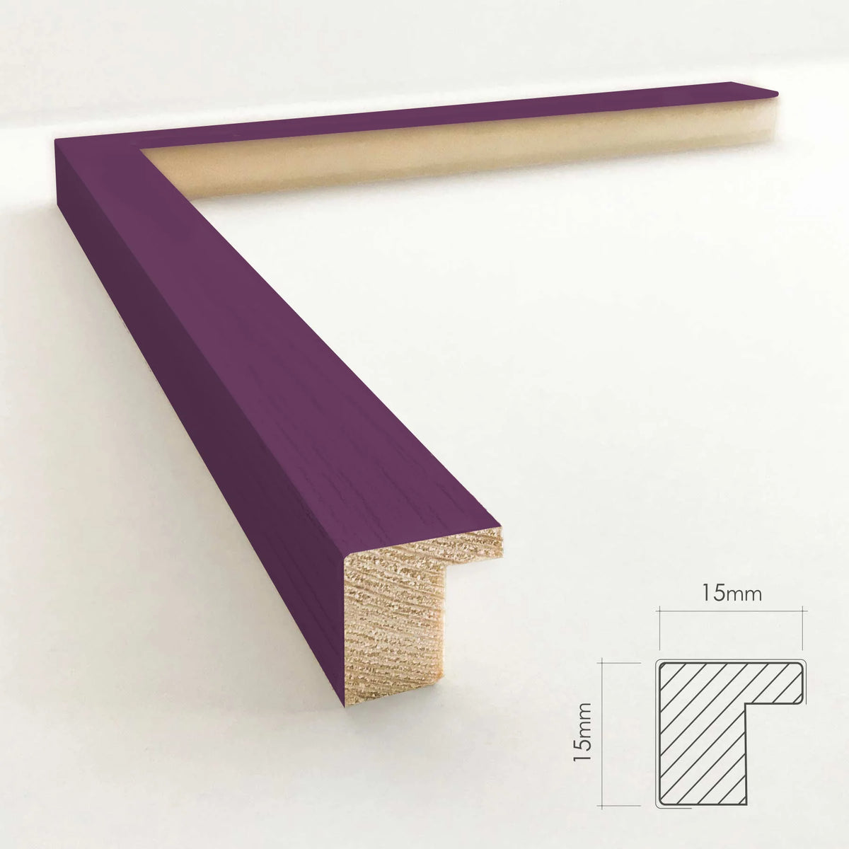 Ramme - Slim Aubergine