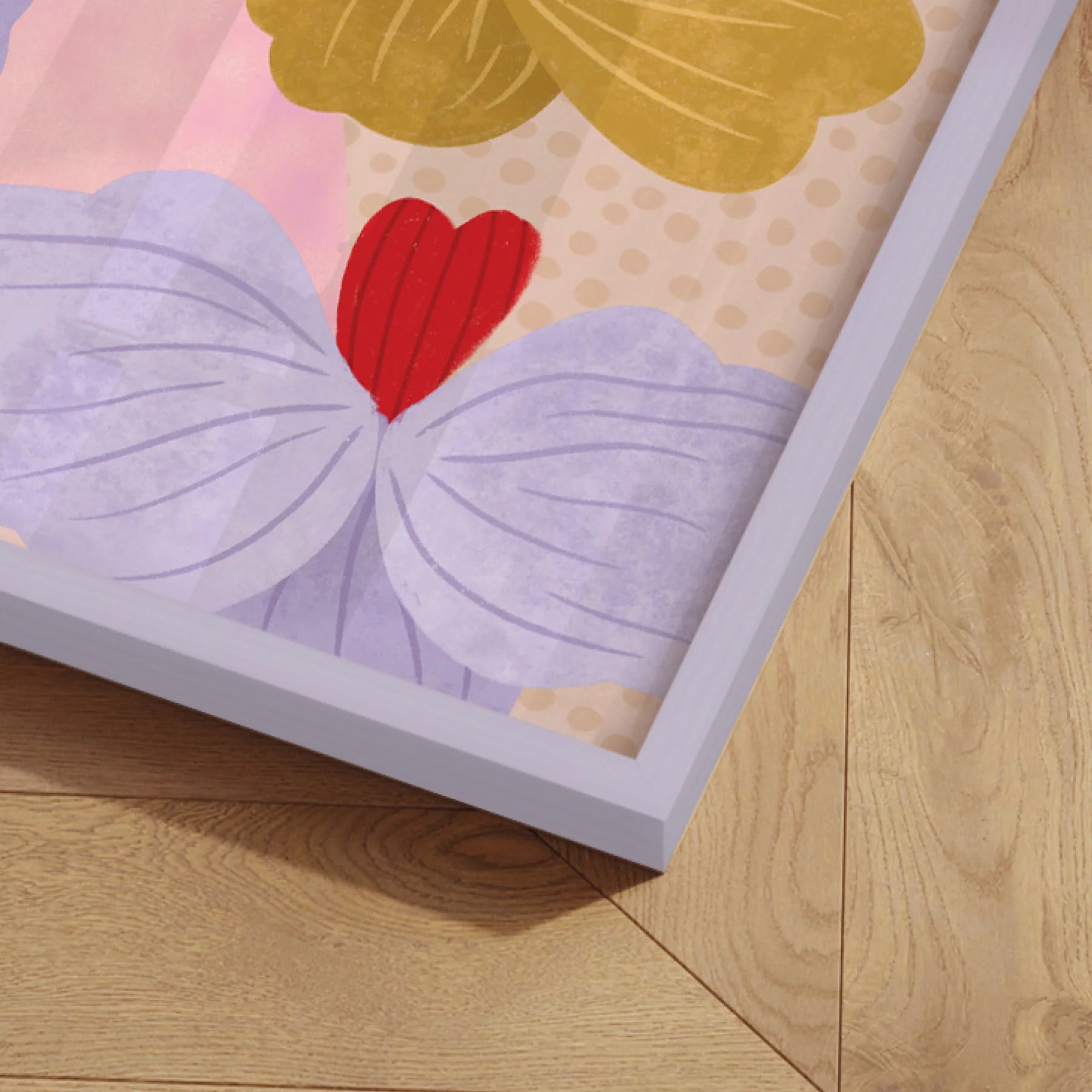 Ramme - Slim cool lavender