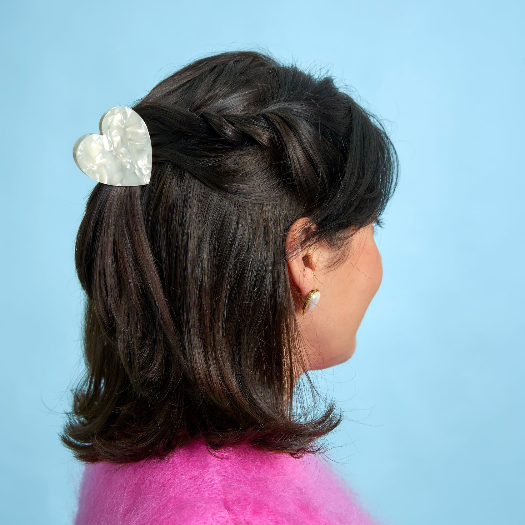 Hvidt hjerte, hårklemme