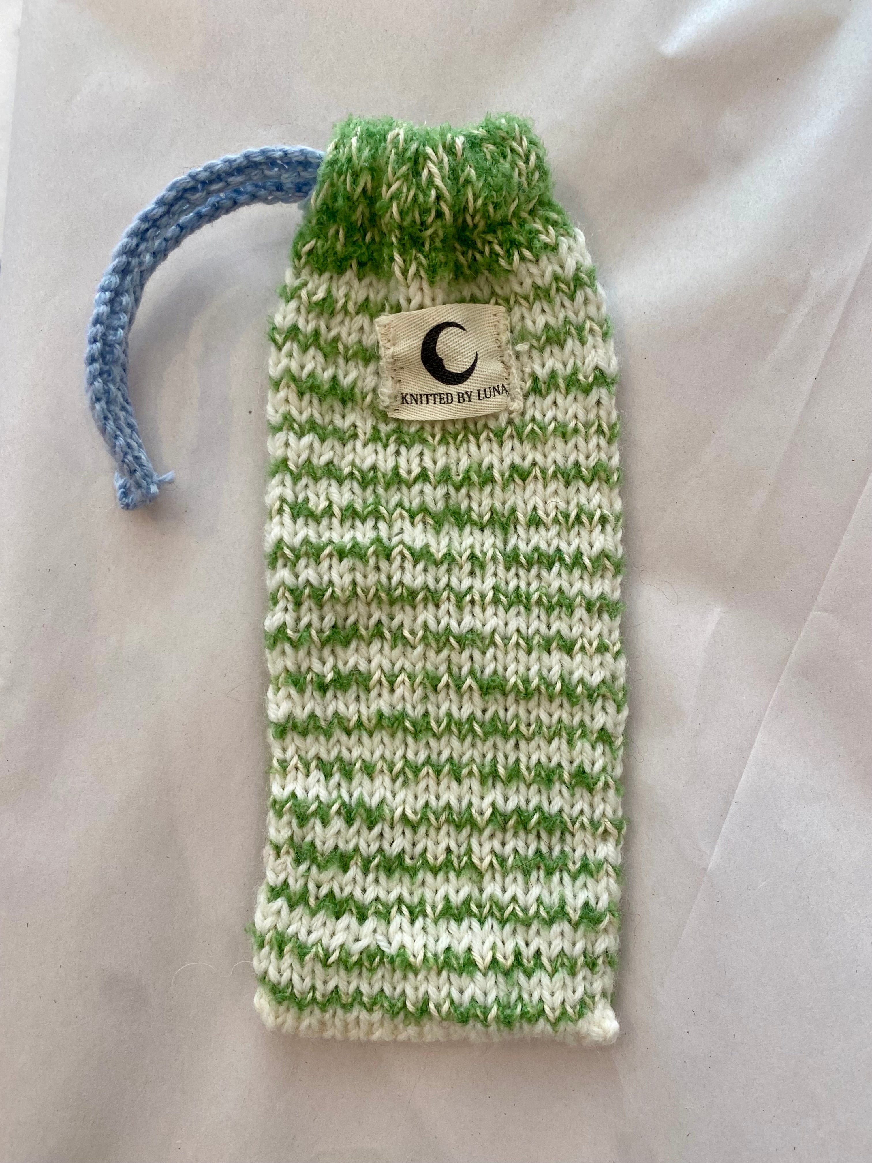 Lille taske til solbriller grøn