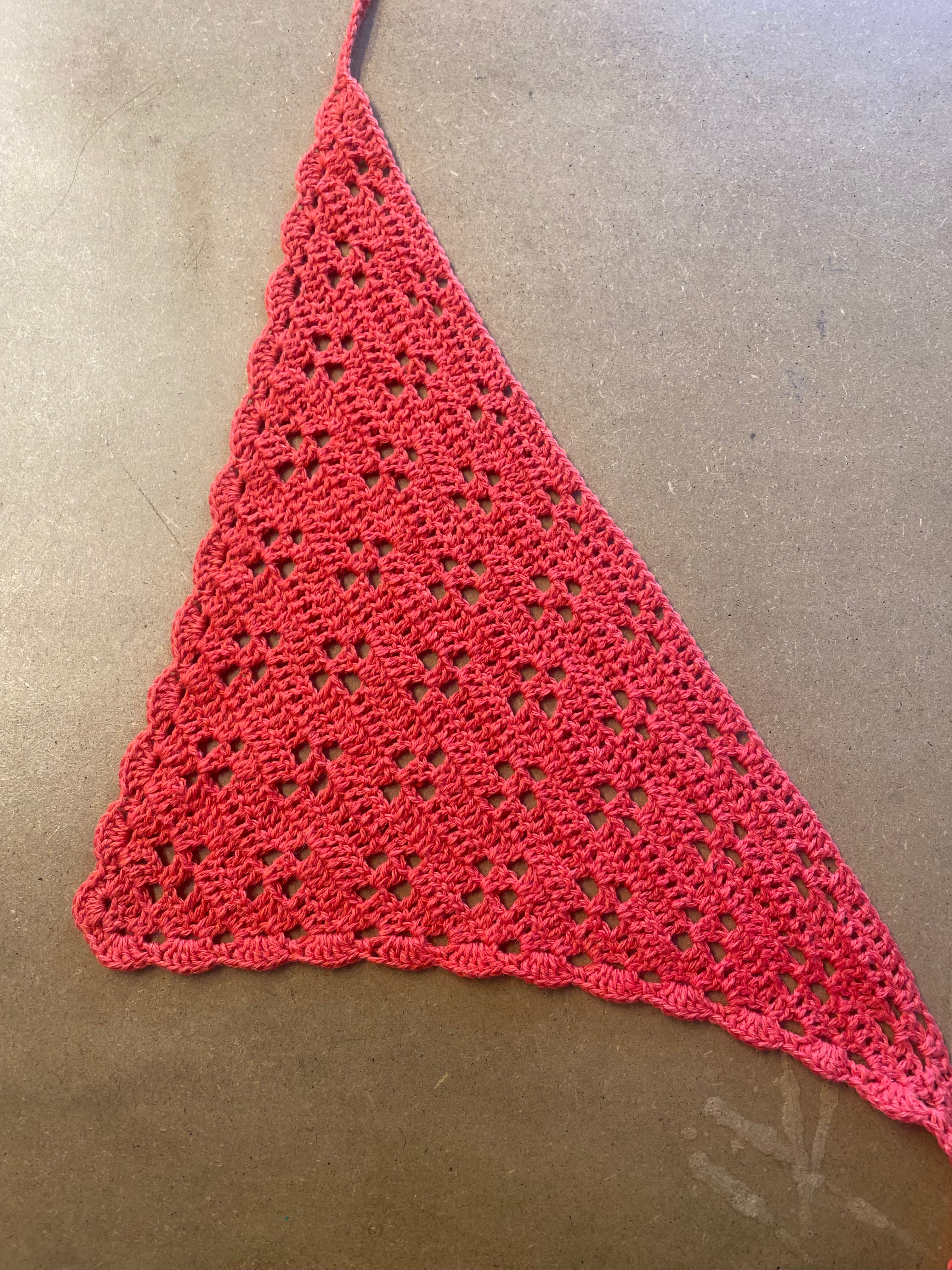 Bandana nr. 13 (koralrød)