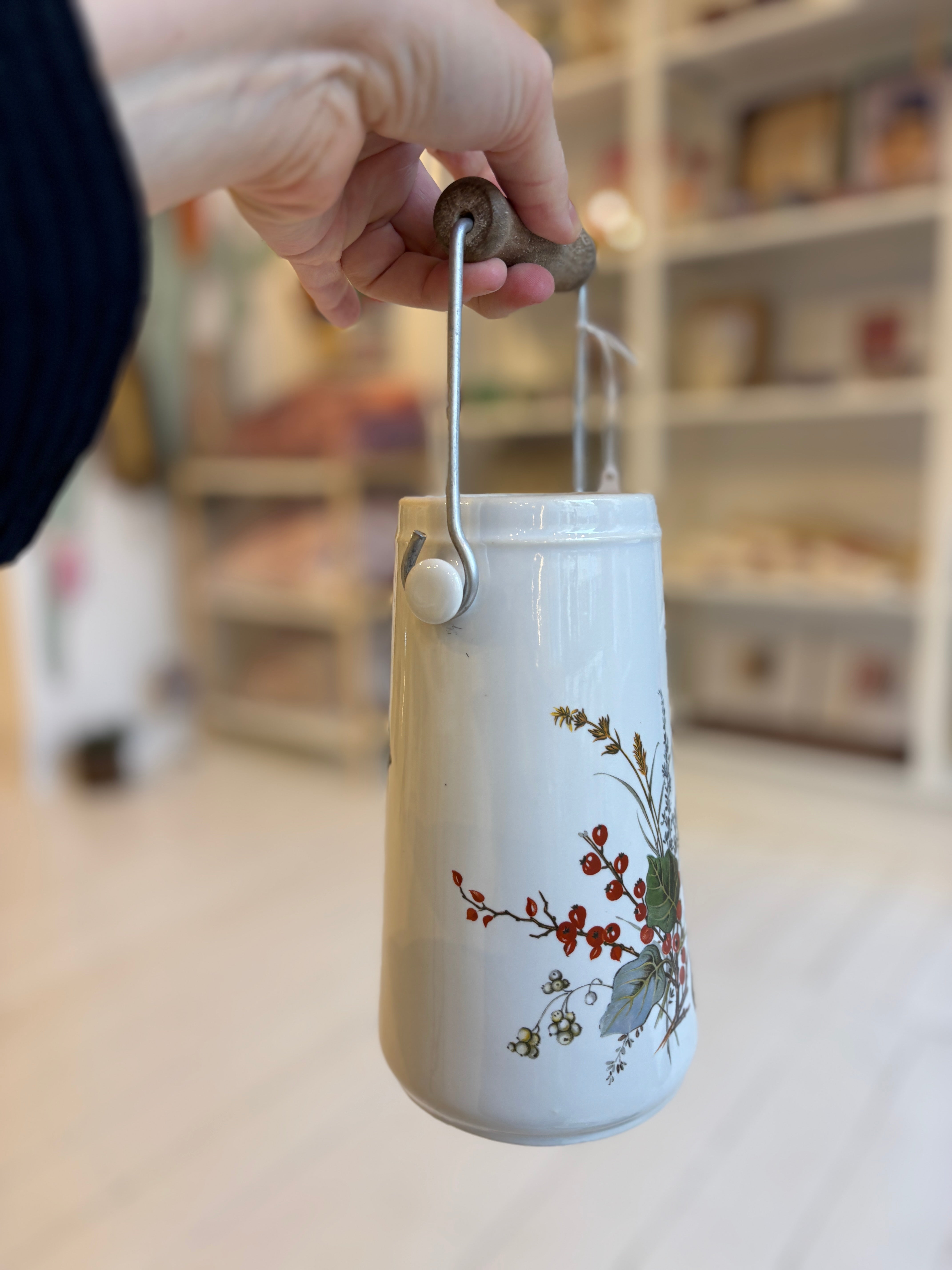 Fransk vase med hank