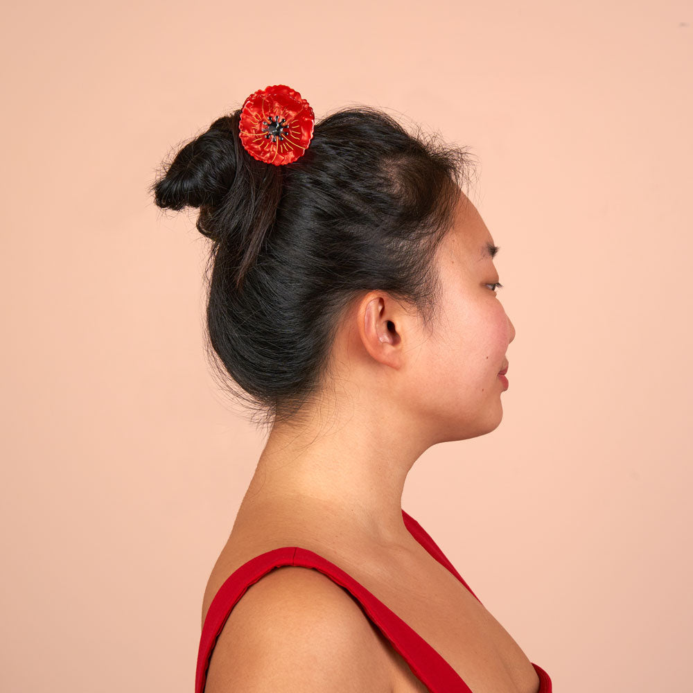 Poppy, hair clip