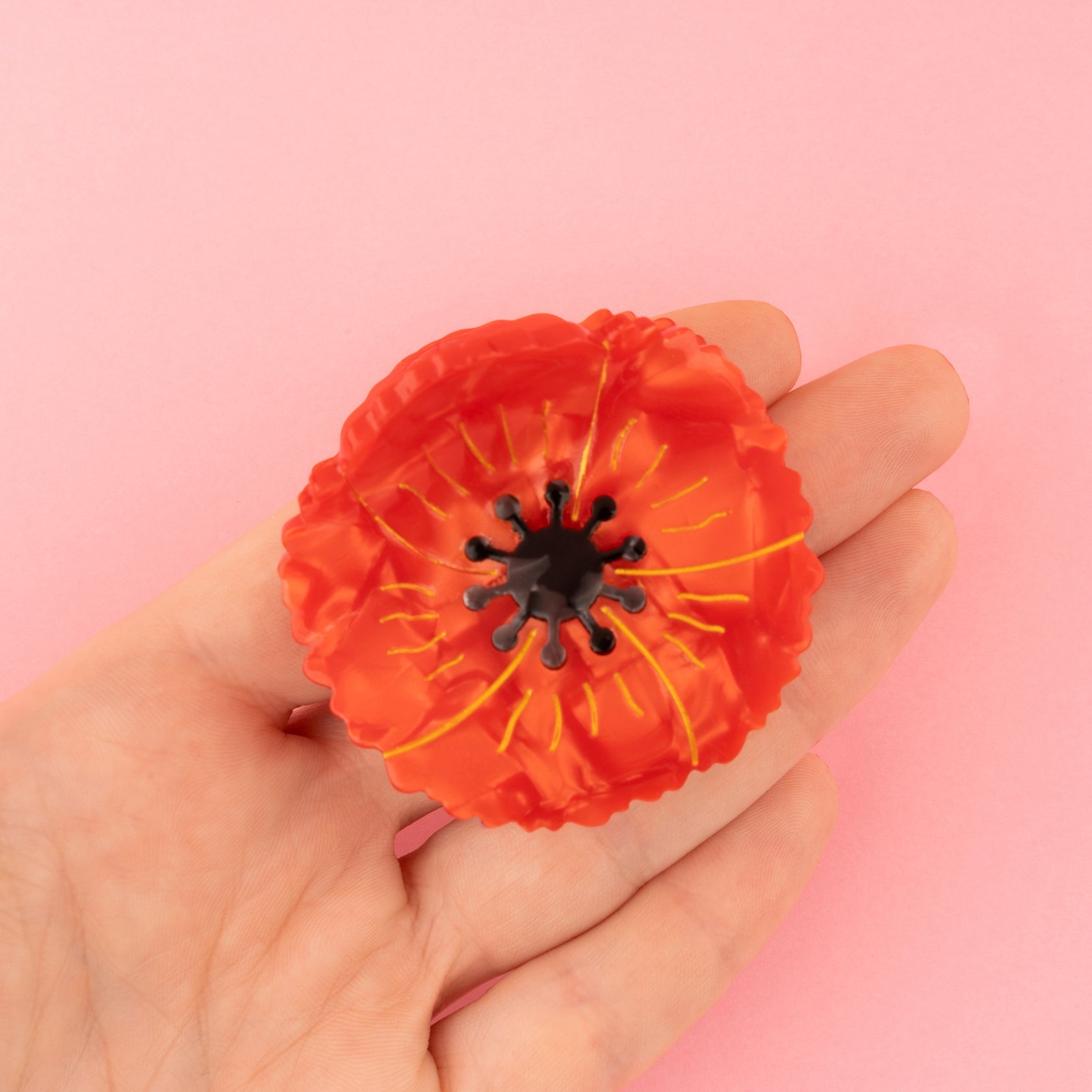 Poppy, hair clip