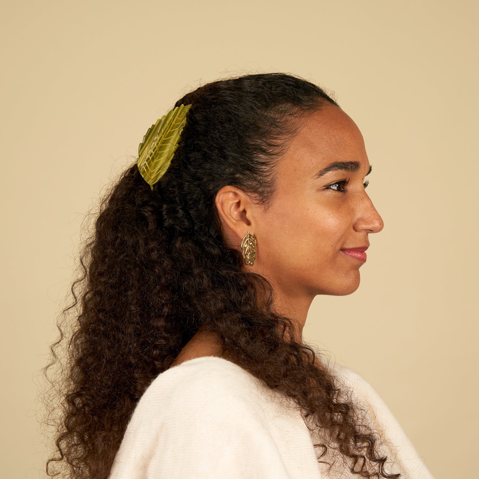 Grønt blad, hårklemme