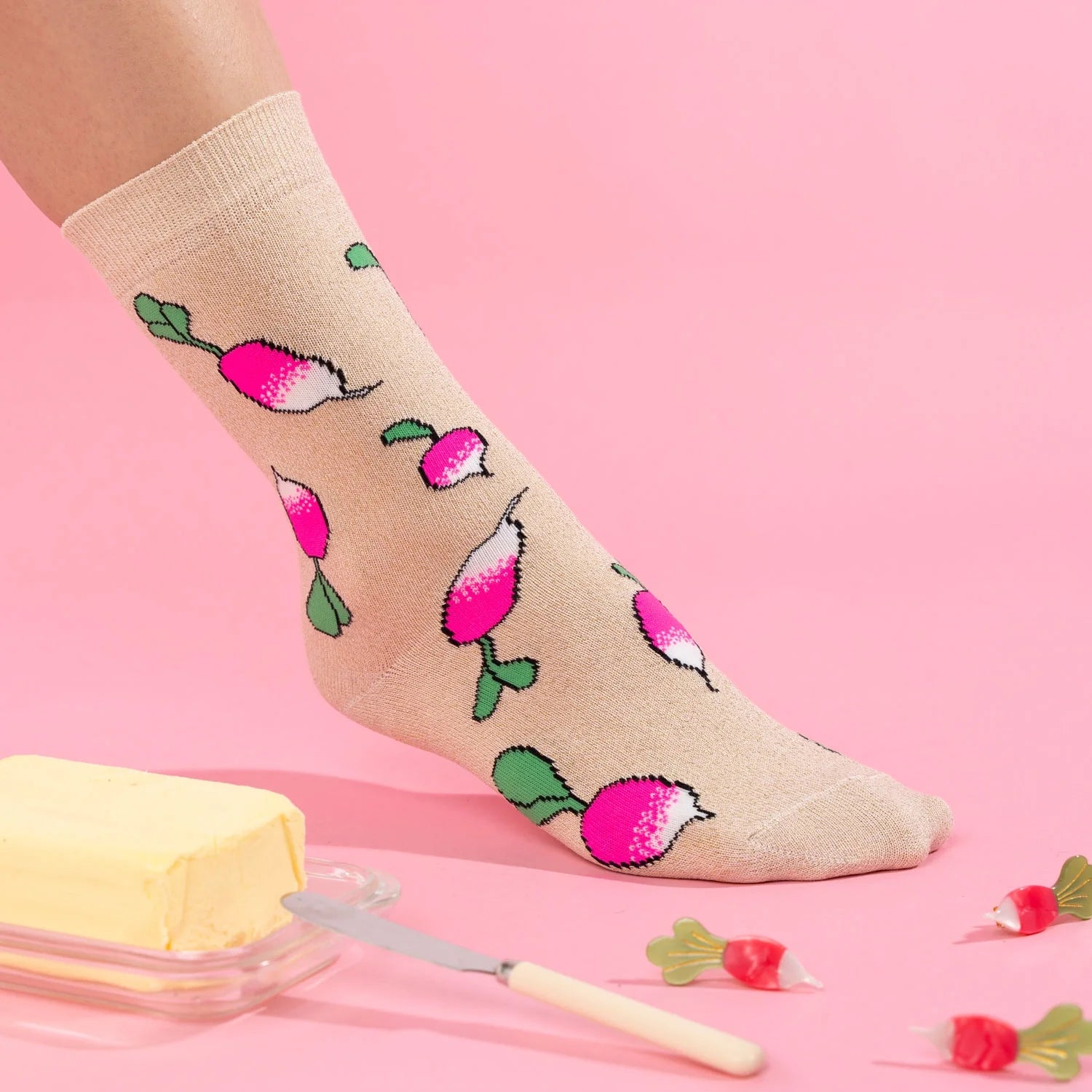 Radiser glitter sokker